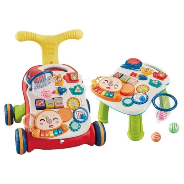 مشاية أطفال مع طاولة أنشطة baby walker table - لتعليم المشي واللعب