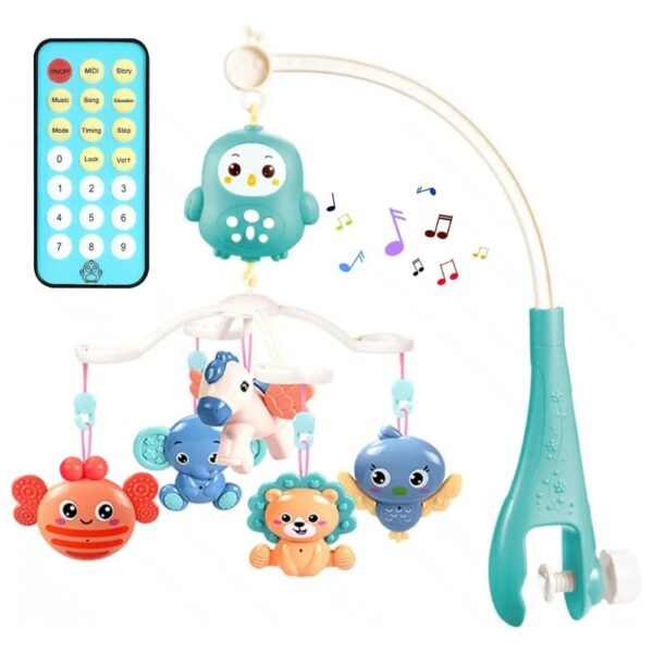 موبيل سرير أطفال ريموت متحرك Baby cot mobile remote - عملي وسهل الاستخدام