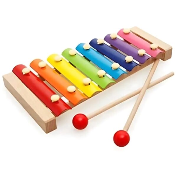 اكسليفون خشبي للأطفال Wooden Xylophone - لتنمية المهارات