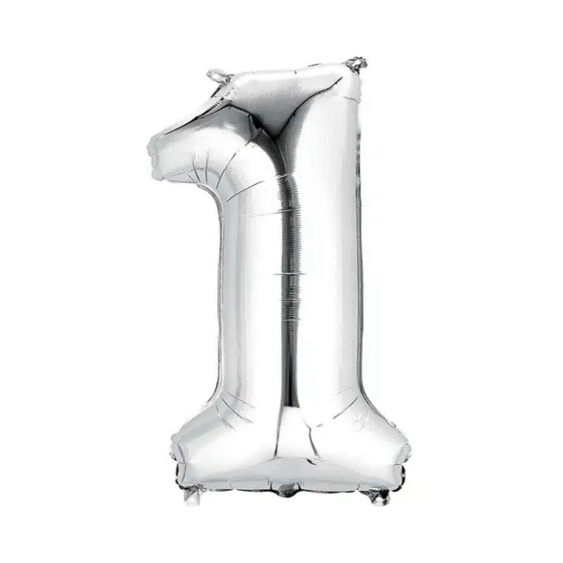 بالون عدد 1 للزينة Number 1 party balloon