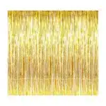 ستارة ذهبية لحفلات عيد الميلاد Gold foil fringe curtains