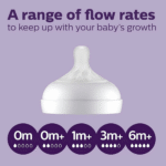 حلمات أفنت مانعة للتسرب من السيليكون مرن وطبي لتقليل المغص والغازات anti colic
