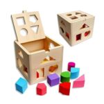 لعبة فرز الأشكال للأطفال Classic wooden toy for kids - لعبة خشبية تعليمية