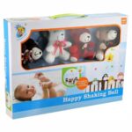 Happy Shaking Bell 4 دباديب شخشخة - شخشيخة للأطفال الرضع آمنة ومسلية