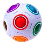 لعبة مكعب فدجت ملونة magic ball cube fidget - بازل مهدئة