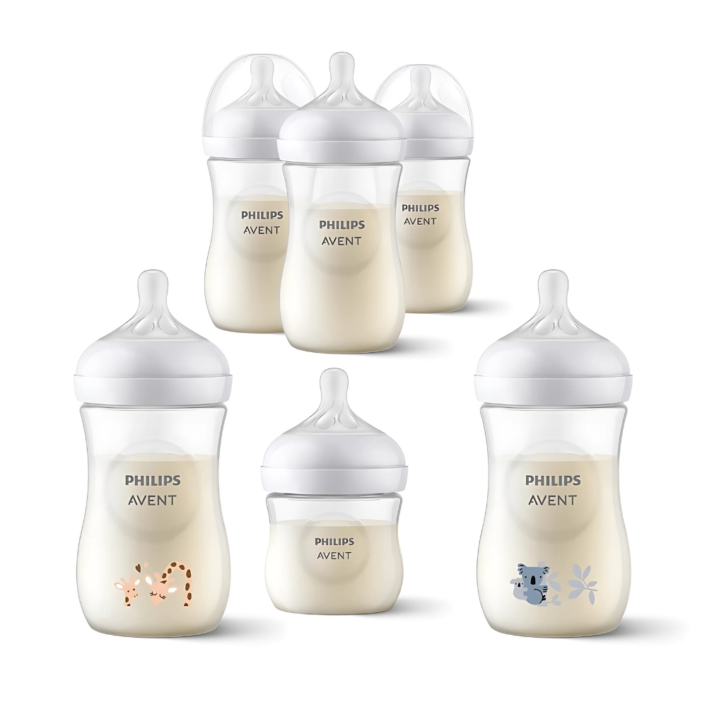 Philips Avent Natural Anti Colic Bottle Sizes 125ml 260ml 330ml ببرونة فيليبس أفنت ناتشورال 125 مل و 260 مل وحتى 330 مل تحاكي الرضاعة الطبيعية وتقلل المغص