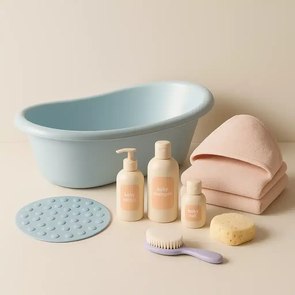 تسوّقي الآن أدوات استحمام البيبي من Momling! أحواض، مناشف، فرش ومنظفات لطيفة وآمنة لبشرة طفلك. كل لحظة استحمام تبقى ناعمة وممتعة.