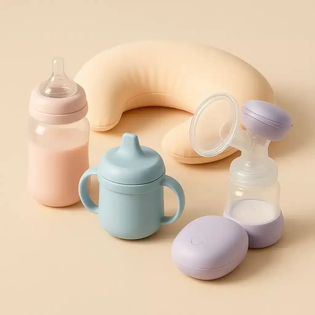 أشتري مستلزمات الرضاعة لطفلك من Momling! بيبرونات، كوب سيبي، شفاط ومخدة رضاعة بتصاميم مريحة وآمنة. تسوّقي الآن بسهولة من البيت.